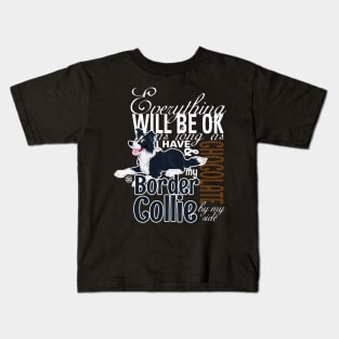 Everything will be ok - BC Black & Chocolate Kids T-Shirt